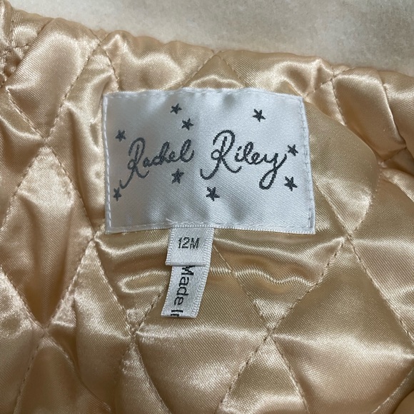 Rachel Riley Ivory Ribbon Trim Matinee Jacket - Picture 4 of 6